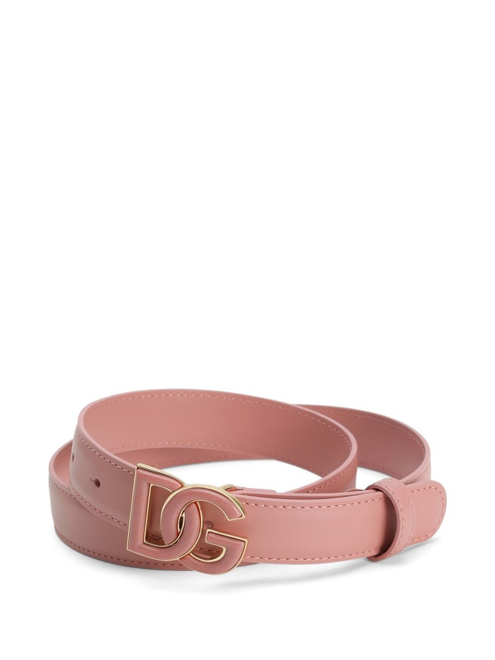【関税込み】DOLCE&GABBANA CINTURA LOGATA VITELLO NAPPATO Cintura Dolce&Gabbana rosa